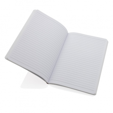 Logo trade corporate gift photo of: Salton A5 GRS certified recycled paper notebook