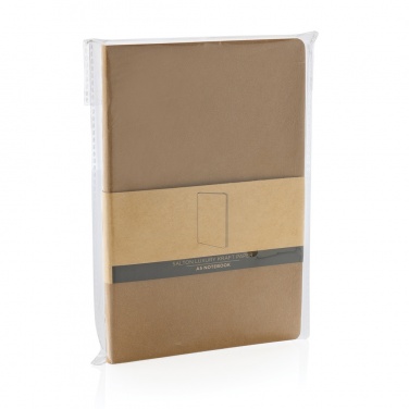 Logo trade promotional giveaways picture of: Salton A5 GRS certified recycled paper notebook