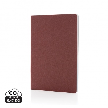 Logo trade promotional gifts image of: Salton A5 GRS certified recycled paper notebook