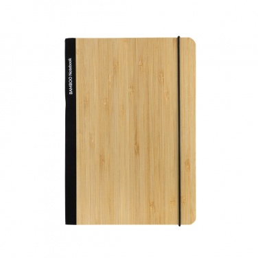 Logo trade advertising products image of: Scribe bamboo A5 Notebook