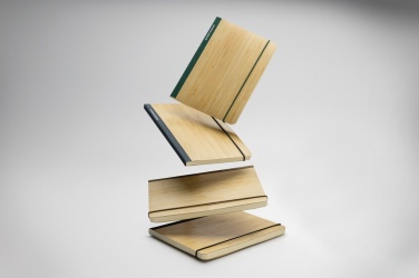 Logo trade promotional items image of: Scribe bamboo A5 Notebook