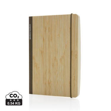 Logo trade promotional gift photo of: Scribe bamboo A5 Notebook