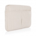 Laluka AWARE™ recycled cotton 15.6 inch laptop sleeve, off white