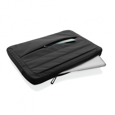 Logo trade promotional items image of: Armond AWARE™ RPET 15.6 inch laptop sleeve