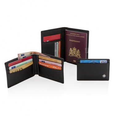 Logo trade promotional items image of: RFID anti-skimming card holder
