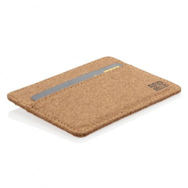 Logo trade promotional merchandise image of: Cork secure RFID slim wallet