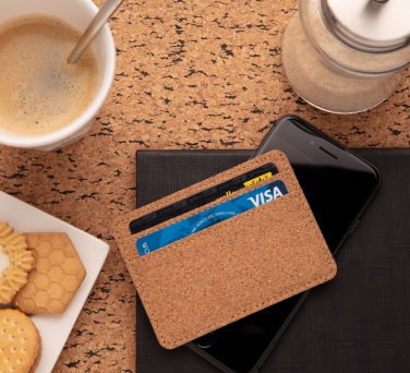 Logotrade advertising product image of: Cork secure RFID slim wallet