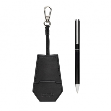 Logo trade corporate gifts picture of: SP Tula RCS certified recycled PU key holder and pen set