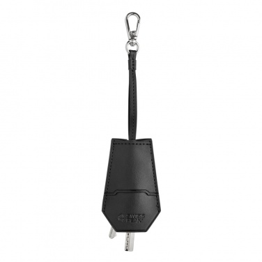 Logo trade promotional merchandise image of: SP Tula RCS certified recycled PU key holder and pen set