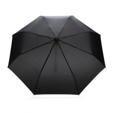 Logotrade promotional product picture of: 20.5" Impact AWARE™ RPET 190T Pongee bamboo mini umbrella