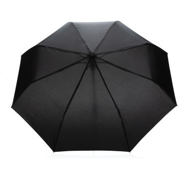 Logo trade promotional gift photo of: 21" Impact AWARE™ RPET 190T mini auto open umbrella