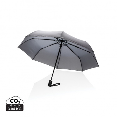 Logo trade corporate gift photo of: 21" Impact AWARE™ RPET 190T auto open/close umbrella