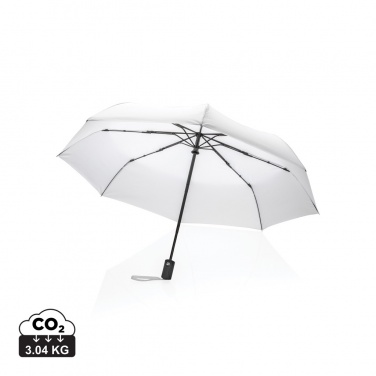 Logotrade promotional product image of: 21" Impact AWARE™ RPET 190T auto open/close umbrella
