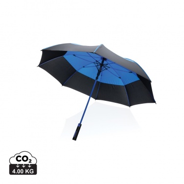Logotrade promotional products photo of: 27" Impact AWARE™ RPET 190T auto open stormproof umbrella