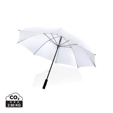 Logo trade promotional products image of: 30" Impact AWARE™ RPET 190T Storm proof umbrella