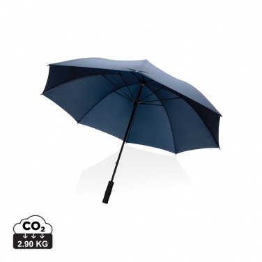 Logo trade promotional merchandise image of: 30" Impact AWARE™ RPET 190T Storm proof umbrella