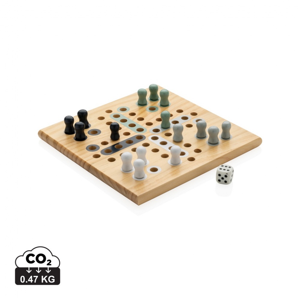 Logotrade promotional item picture of: Claire wooden Ludo game