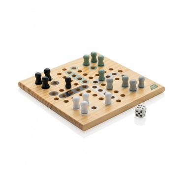 Logo trade promotional gifts image of: Claire wooden Ludo game