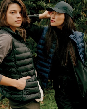 Logo trade business gift photo of: Iqoniq Meru women recycled polyester bodywarmer