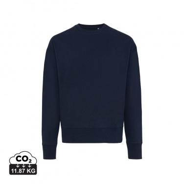 Logotrade business gift image of: Iqoniq Kruger relaxed recycled cotton crew neck