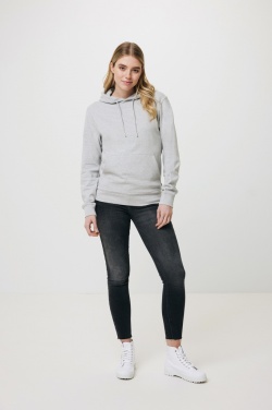 Logo trade corporate gift photo of: Iqoniq Torres recycled cotton hoodie undyed