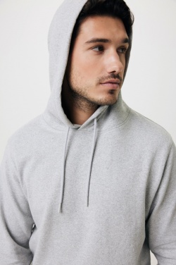 Logo trade corporate gifts image of: Iqoniq Torres recycled cotton hoodie undyed