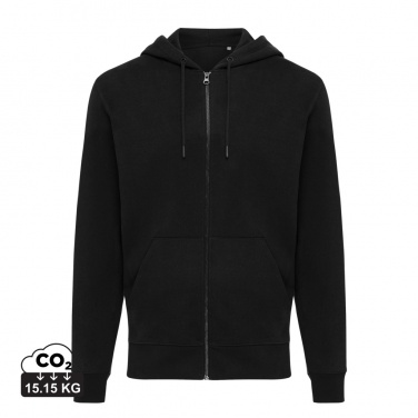 Logo trade promotional merchandise photo of: Iqoniq Abisko recycled cotton zip through hoodie