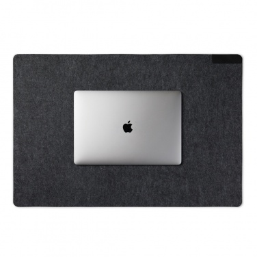 Logo trade advertising product photo of: VINGA Albon GRS recycled felt desk pad