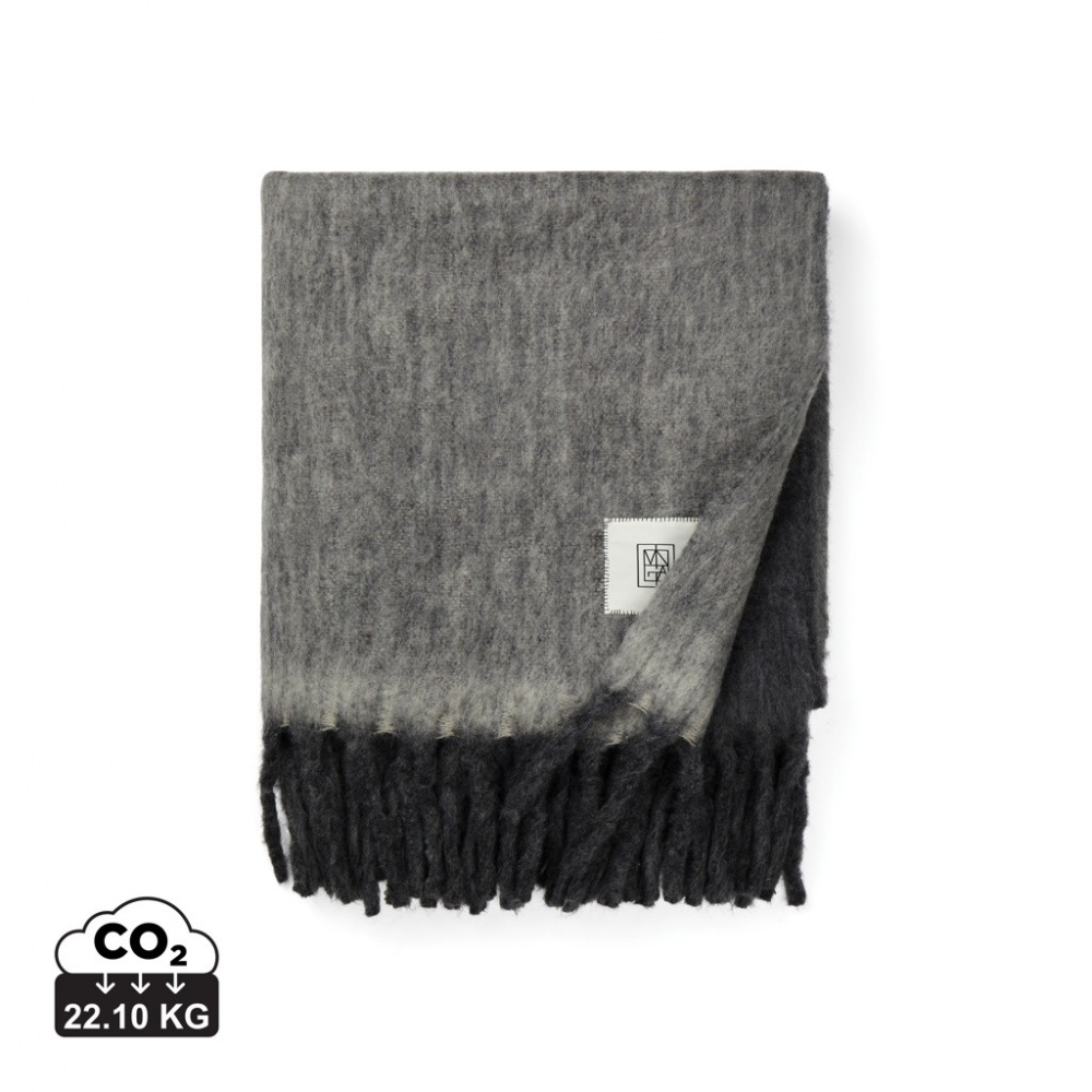 Logo trade corporate gifts picture of: Vinga Saletto wool blend blanket