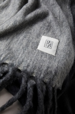 Logo trade promotional item photo of: Vinga Saletto wool blend blanket