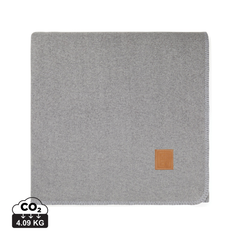 Logotrade promotional items photo of: VINGA Moulton GRS RPET blanket