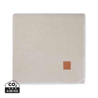 Logo trade business gifts image of: VINGA Moulton GRS RPET blanket