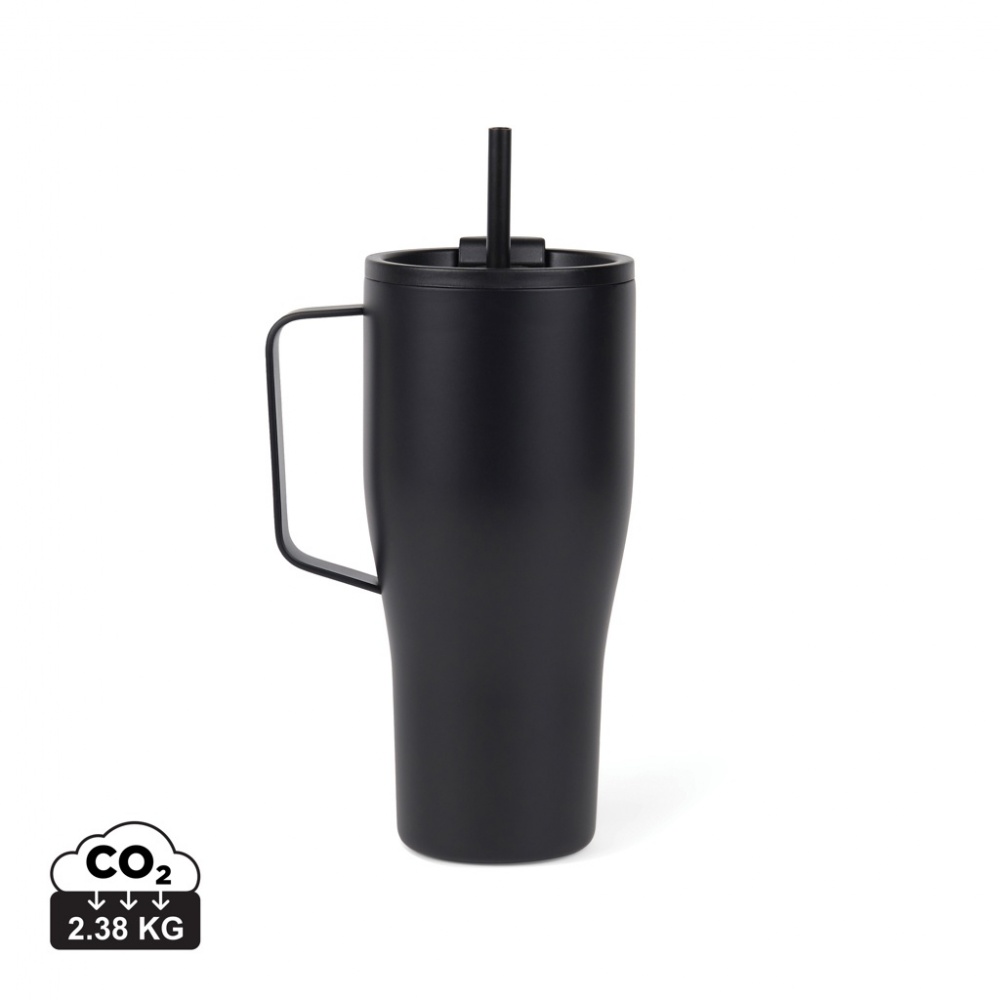 Logo trade advertising product photo of: VINGA Eos voyager RCS recycled SS 800ml thermos cup