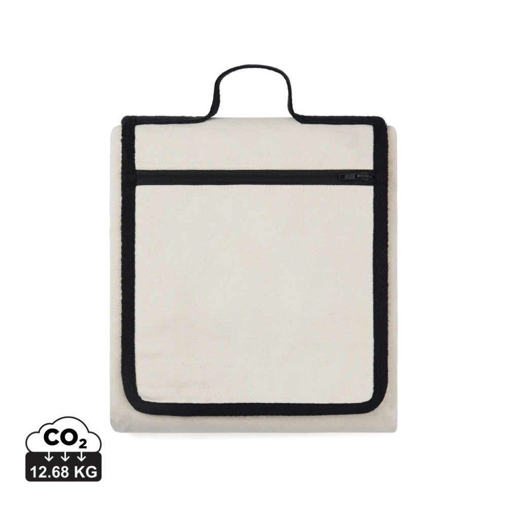 Logotrade promotional merchandise photo of: VINGA Volonne AWARE™ recycled canvas picnic blanket