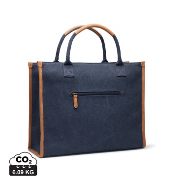 Logotrade promotional giveaway image of: VINGA Bosler RCS recycled canvas office tote