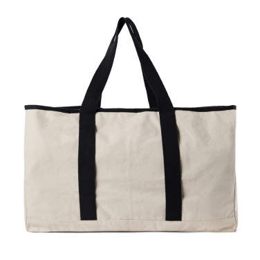 Logotrade promotional gift picture of: VINGA Volonne AWARE™ recycled canvas beach bag