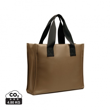 Logo trade corporate gifts picture of: VINGA Bermond RCS recycled PU tote bag
