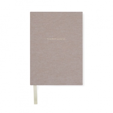 Logo trade promotional items image of: VINGA Thankfulness GRS recycled paper journal