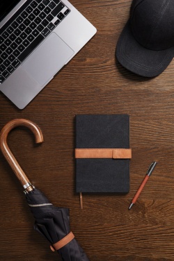 Logotrade promotional gift picture of: VINGA Bosler RCS recycled paper notebook