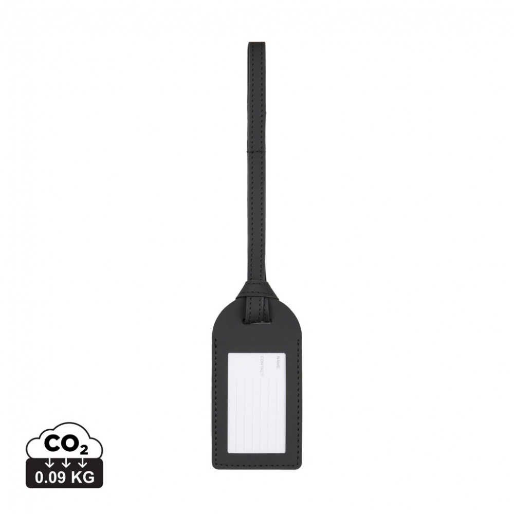 Logotrade promotional product picture of: VINGA Baltimore RCS recycled polyester luggage tag
