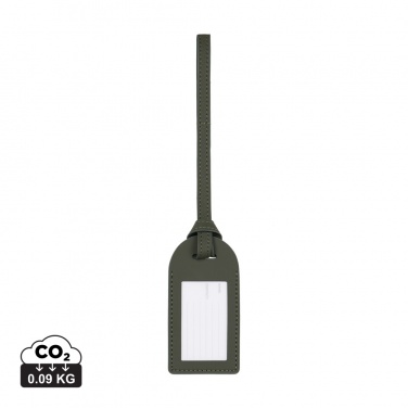 Logo trade promotional gifts image of: VINGA Baltimore RCS recycled polyester luggage tag