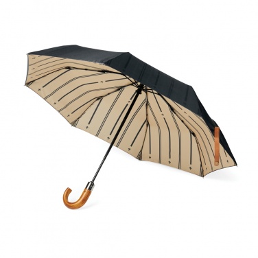 Logotrade corporate gift image of: VINGA Bosler AWARE™ recycled pet 21" foldable umbrella