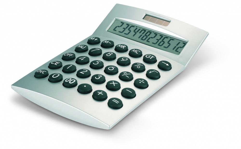 Logo trade promotional merchandise image of: Basics 12-digits calculator