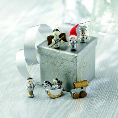Logo trade promotional merchandise photo of: Set of 6 Xmas decoration