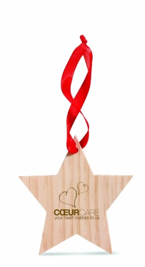Logo trade promotional items image of: Star shaped hanger