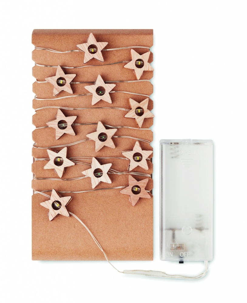 Logo trade promotional items picture of: String with 20 star lights