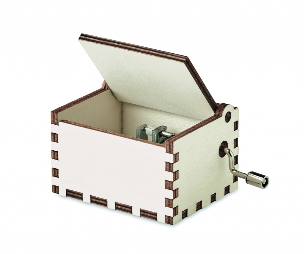 Logotrade promotional gift picture of: Wooden Christmas music box