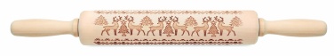 Logo trade promotional giveaways picture of: Christmas pastry wooden rolling