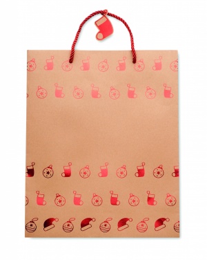 Logo trade promotional products picture of: Gift paper bag with pattern