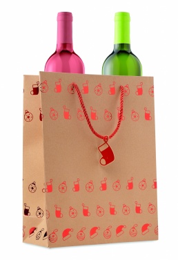 Logo trade promotional items picture of: Gift paper bag with pattern